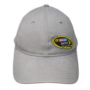 Nascar Sprint Cup Series Strapback Baseball Cap Gray One Size 6 Panel Octagon